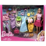 Barbie Doll Mix-And-Match Fashions And Accessories HKB07