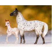 Breyer Freedom Spotted Wonders Knabstrupper & Foal Horses 