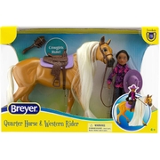 Breyer Freedom Charm Quarter Horse & Gabi Western Rider