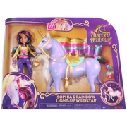 Unicorn Academy Sophia Doll and Rainbow Light-Up Wildstar Unicorn