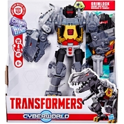 Transformers CYBERWORLD Grimlock Chomp & Battle 9-Inch Action Figure