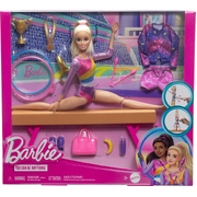 Barbie Gymnastics Playset With Blonde Fashion Doll HRG52