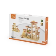 Viga Wooden Multi Level Parking Garage Playset