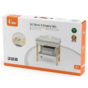 Viga Wooden Doll Shower and Changing Table