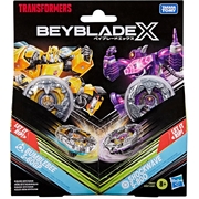 Beyblade X: Transformers Collab Bumblebee 3-60GP vs. Shockwave 5-80O