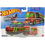 Hot Wheels Super Rigs Big Rig Heat 1:64 Diecast Vehicle Set