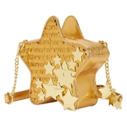Loungefly Gold Star Sequin Figural Crossbody Bag