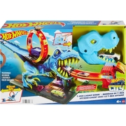 Hot Wheels City T-Rex Chomp Down playset