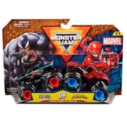 Monster Jam Marvel Venom Vs The Amazing Spider-Man 2pk 1:64 Diecast Vehicle