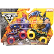 Monster Jam Marvel The Sentinels Vs Wolverine 2pk 1:64 Diecast Vehicle