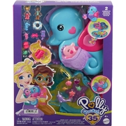 Polly Pocket 35th Anniversary Daddy & Me Seahorse Purse & Accessories Playset