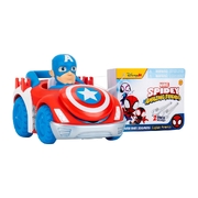 Disney Junior Marvel Spidey & His Amazing Friends Web Dart Zoomers - Captain America