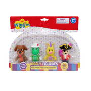 THE Wiggles Wiggly Figurine Pack Set of 4 Wags, Dorothy, Shirely, Captain Feathersword