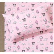 Hello Kitty & Friends Fitted Sheet Set - Double Bed
