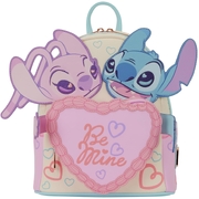 Loungefly Disney Stitch & Angel Be Mine Mini Backpack (WDBK4388)