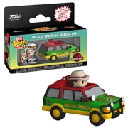 Funko Bitty Pop! Rides Jurassic Park Dr Alan Grant and Jurassic SUV