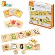 Viga Wooden Toys Learning Senses Puzzle Set