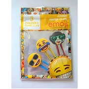 Emoji Jumbo Paper Clips - 3 Chunky Paper Clips