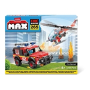 ZURU MAX Build City Fire Playset 265 Bricks