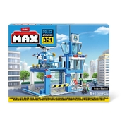 ZURU MAX Build City Police Station Playset 321 Bricks