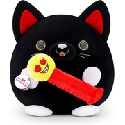 5 Surprise Snackles Super Size Plush - Luna The Black Cat with PEZ