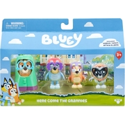 Bluey Here Come the Grannies 4 Pack Figurines 