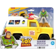 Fisher-Price Imaginext Toy Story Buzz & Pizza Planet Truck Disc Launcher Vehicle