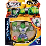 Heroes of Goo Jit Zu Marvel Infinity Armor Hulk Stretchy Action Figure
