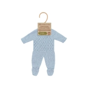 Miniland Doll Clothes Knitted Pajamas - Blue 38cm 31604
