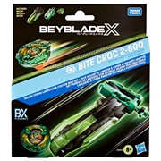Beyblade X Bite Croc 2-60Q Deluxe String Launcher and Custom Grip Set