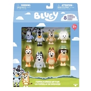 Bluey Family Dress Up Fun 8 Figure Multi Pack