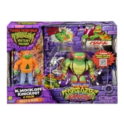Teenage Mutant Ninja Turtles Mayhem Knockoff Knockout Mikey & Mark Action Figure 2 Pack