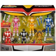 Mighty Morphin Power Rangers Re-Ignition Auto-Morphin 6pk Battle Set