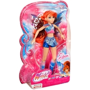 Winx Club Bloom Fairy 10.5" Fashion Doll with Glitter Outfit and Removable Wings