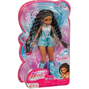Winx Club Aisha Fairy 10.5" Fashion Doll with Glitter Outfit and Removable Wings