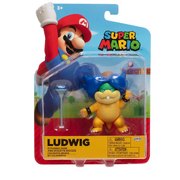 Super Mario 4" Ludwig Von Koopa with Wand Action Figure (Wave 42)