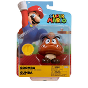 Super Mario 4" Goomba with Coin Action Figure (Wave 42) 