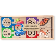 Melissa & Doug Self-Correcting Wooden Alphabet Letter Puzzles