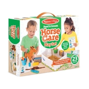 Melissa & Doug Feed & Groom Horse Care Play Set