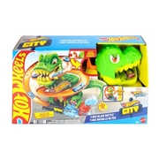 Mattel Hot Wheels City T-Rex Blaze Battle Playset