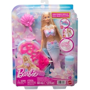 Barbie Bubble Sparkle Mermaid Doll with Bubble-Making Feature