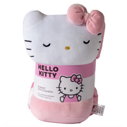 Hello Kitty Blanket With Cushion - Pink