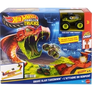 Hot Wheels Monster Trucks Snake Slam Takedown Playset