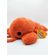 Zuru Hug a Lumps Soft Weighted Medium Toy Plush - Lenny The Lobster Series 2 (Fluffy)