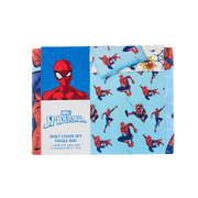 Marvel Spiderman Cotton Quilt Cover Set Single Bed