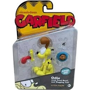 Garfield Odie With Food Bowl and Wagging Tail 4" Articulated Figure