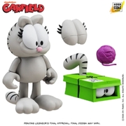 Garfield Nermal with Ball of Yarn and Shipping Box 4" Articulated Figure