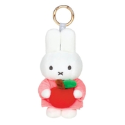 Miffy With Apple Keyring Plush 14cm