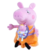 Peppa Pig Mummy Pig with Evie 47cm Plush Toy