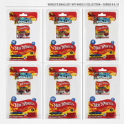 World's Smallest Hot Wheels Real Mini Diecast Vehicle Set of 6